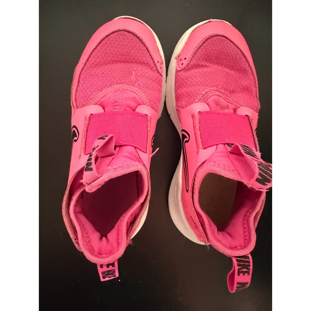 Nike Flex Runner 3 Pink Foam Black Slip On Toddler Girls Shoes 11C FN1449-602